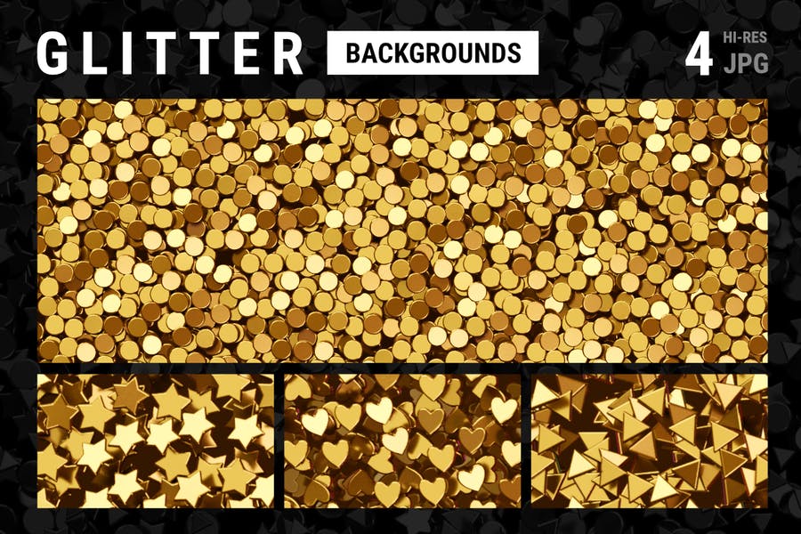 $ Unique Glitter Backgrounds