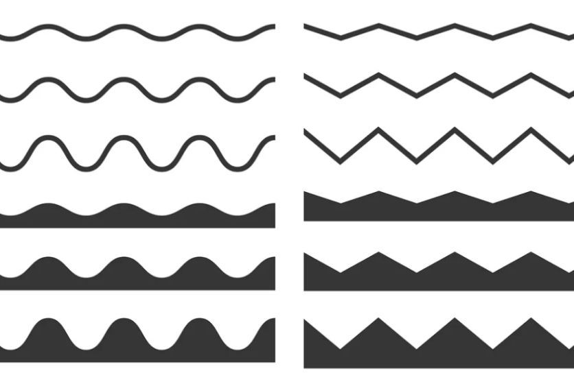Wave and Zig Zag Pattern Set