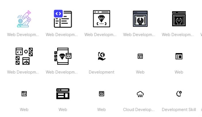 Web Development Skill Icons