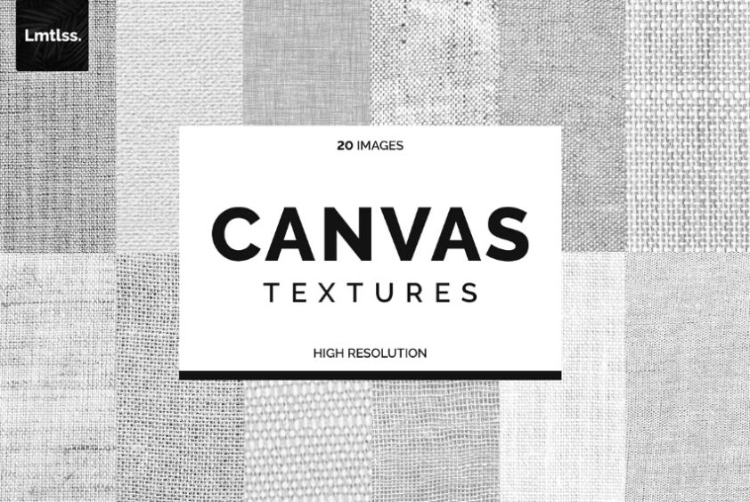 White Canvas Textures Pack