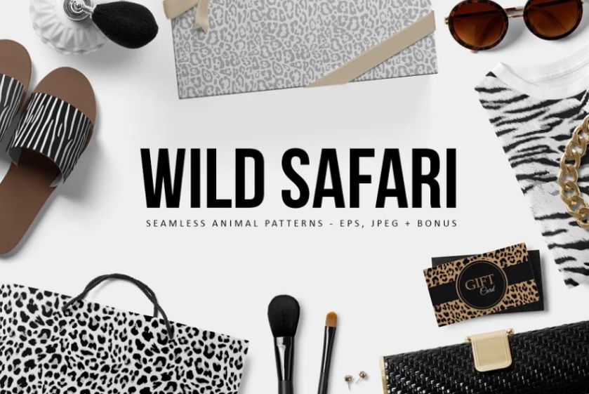 Wild Safari Animals Pattern