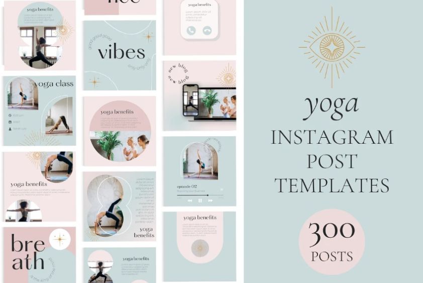 Yoga Instagram Post Templates