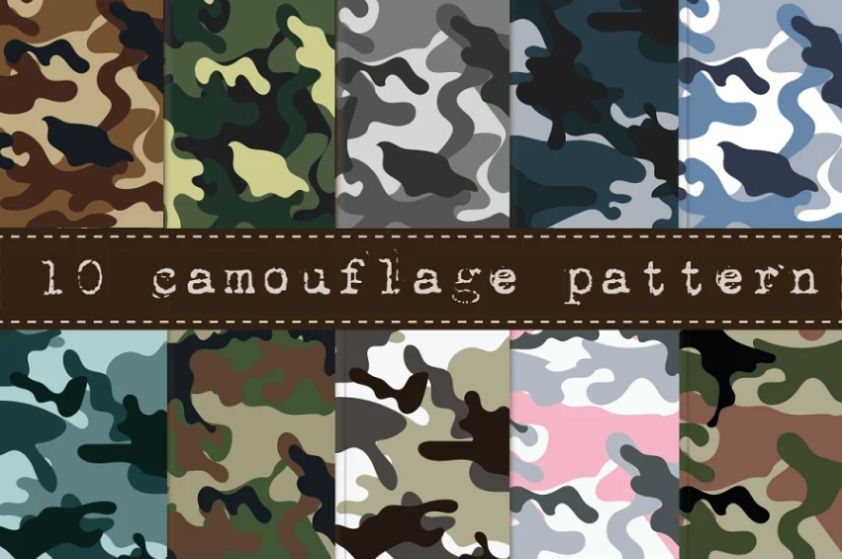 10 Seamless Clothing Camouflage Designs