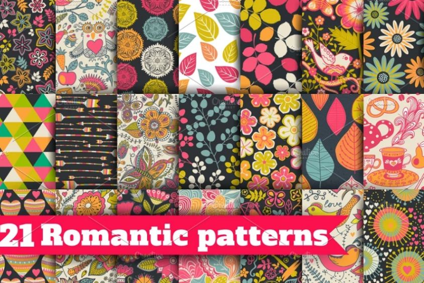 21 Romantic Pattern Designs