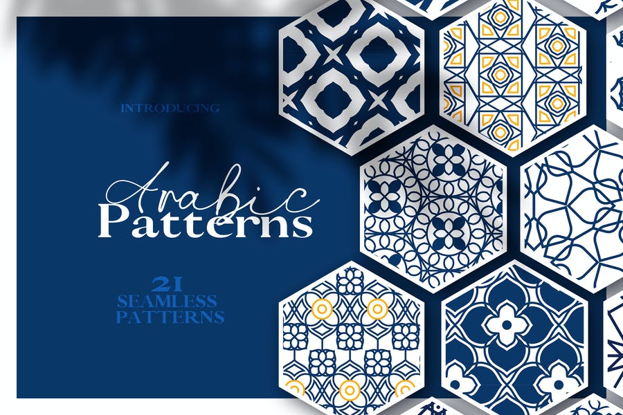 21 Seamless Arabic Vector Patterns