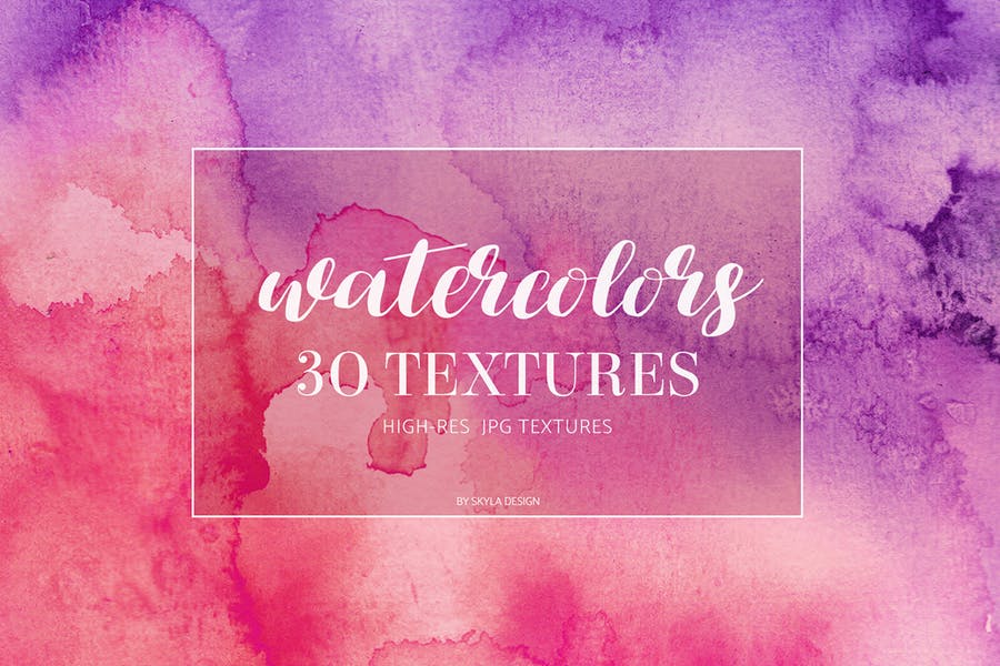 30 Colorful Ink Textures