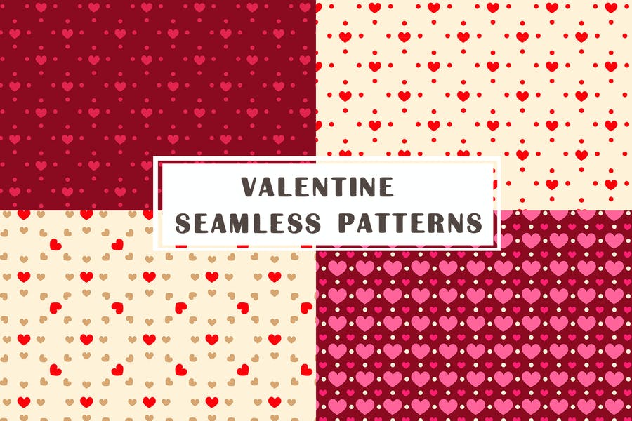 4 Abstract Seamless Pattern Designs