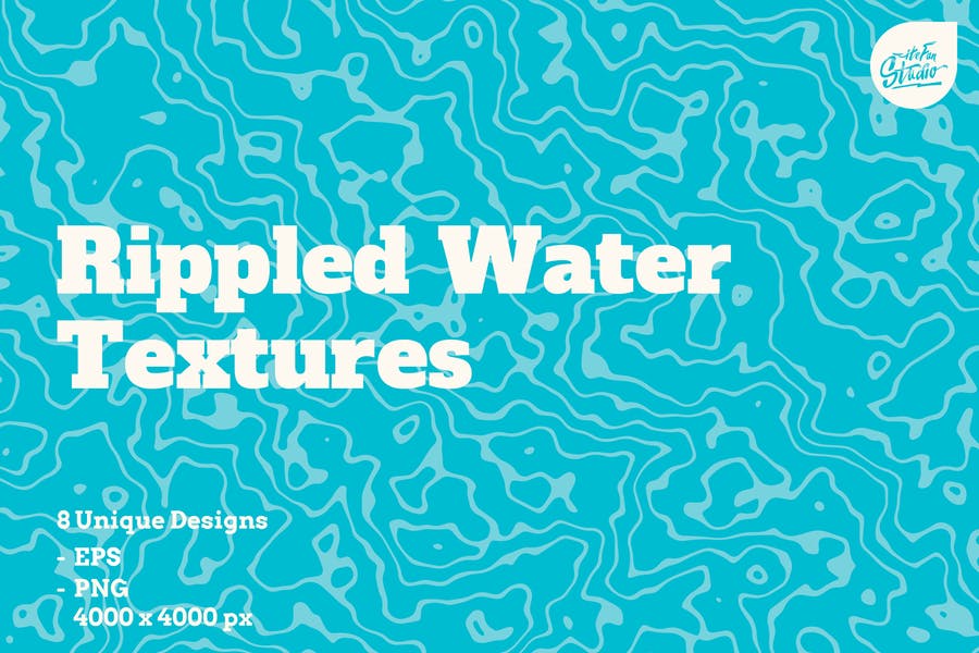 8 Rippled Water Texture Designs