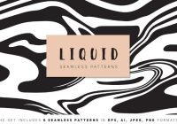 Abstract Liquid Distorted Patterns