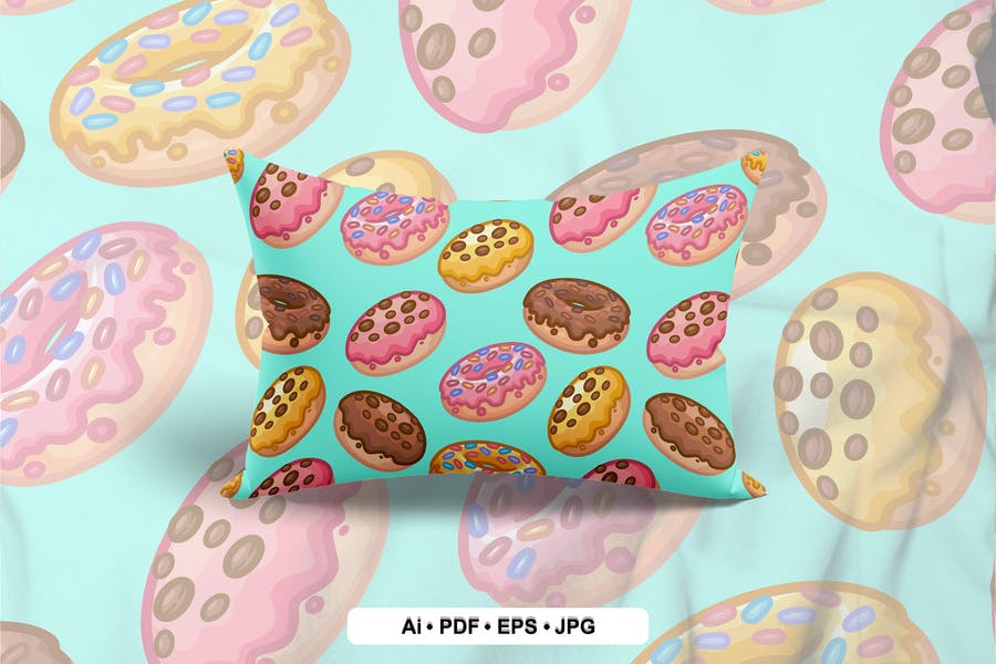 Ai and EPS Donut Patterns