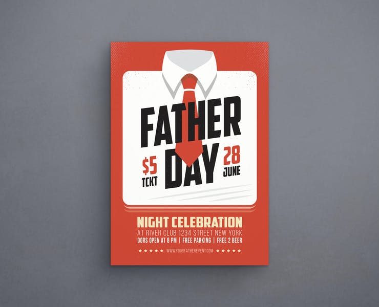 15+ FREE Father's Day Flyer Templates PSD Download