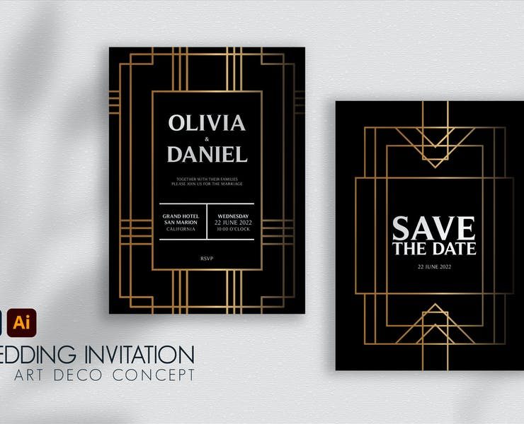 21+ FREE Golden Invitation Template PSD Download