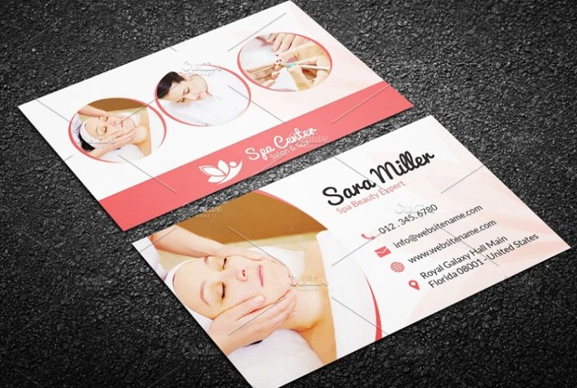 Beauty Spa Business Card Designs