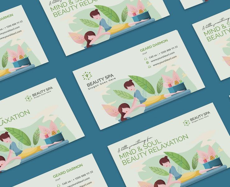 15+ FREE Spa Business Card Template Download