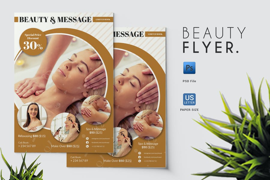Beauty and Massage Flyer