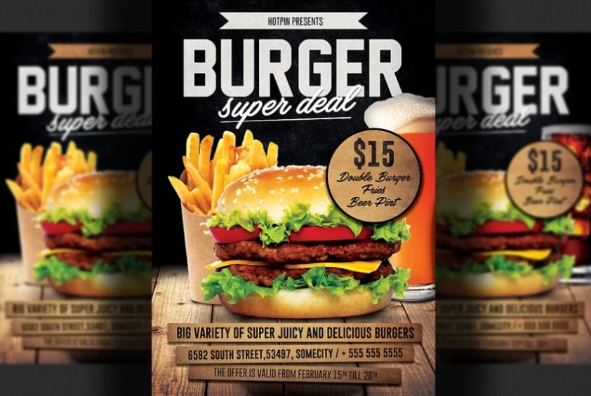 Burger Deal Flyer Design