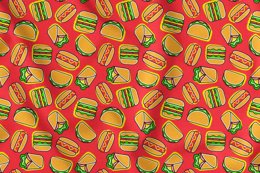 Burger Pattern Designs