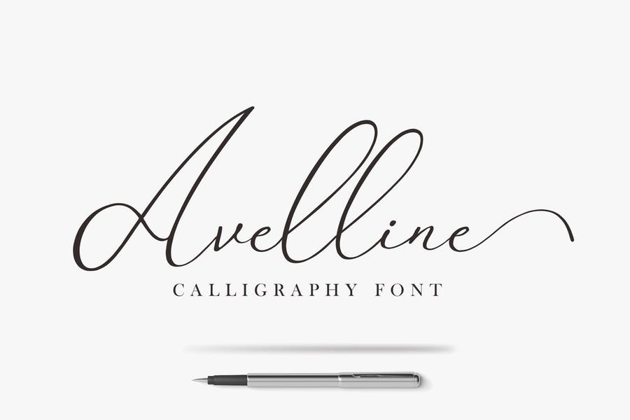 Calligraphy Style Font Duo