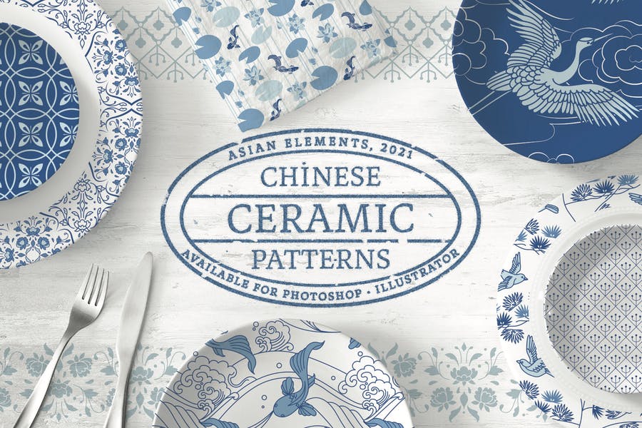Chinese Ceramic Pattern Design