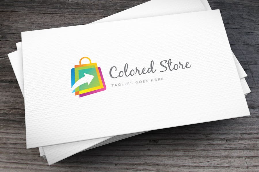 Colored Store Identity Designs