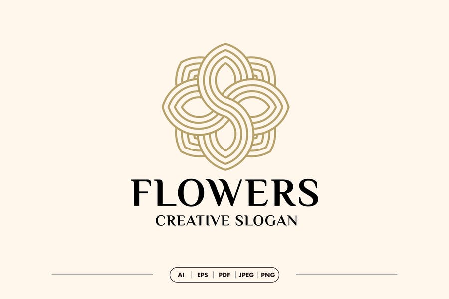 Colorful Flower Logo Design