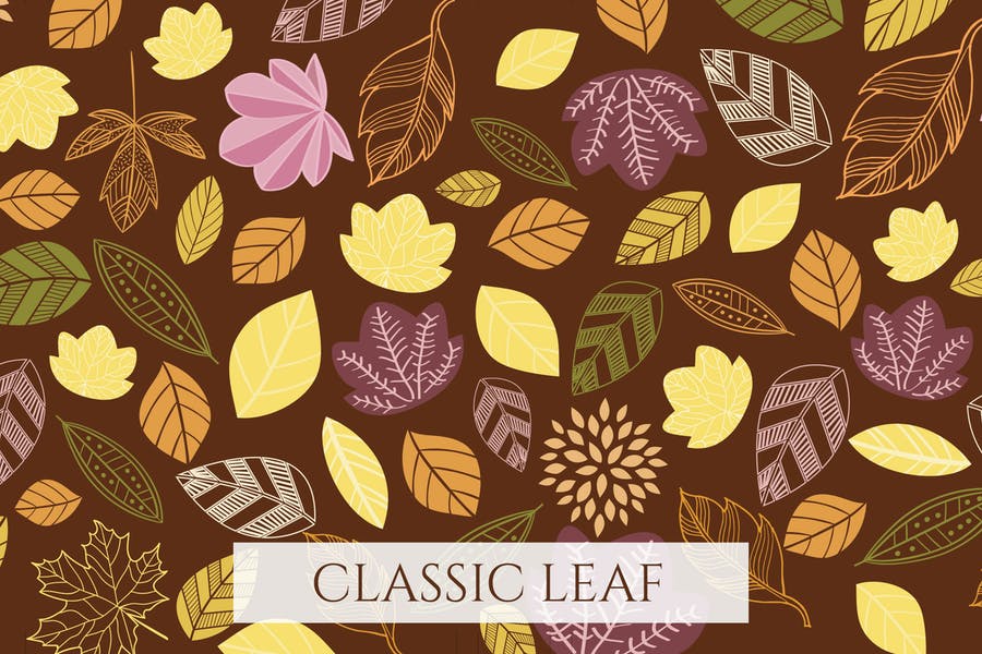 Colorful Leaves Pattern Design