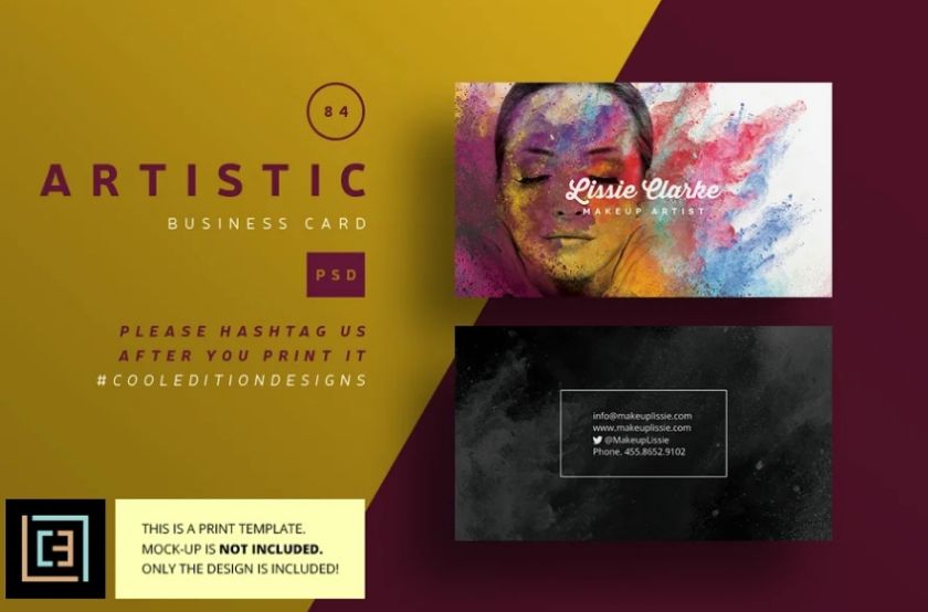 Creative Artistic Business Card