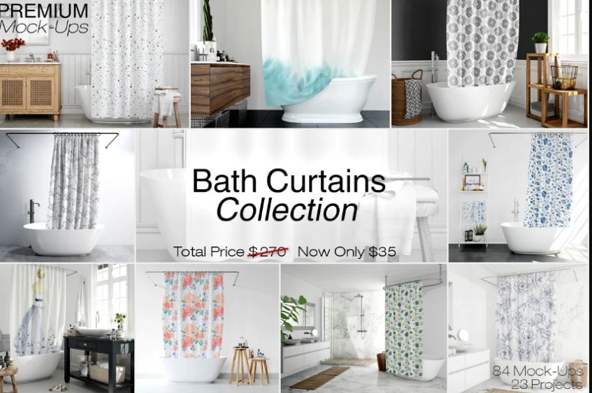 Creative Bath Curtains Collection