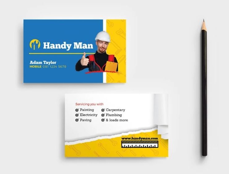 15+ FREE Handyman Business Card Template Download