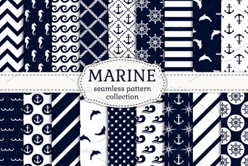 Creative Marine Pattern Design