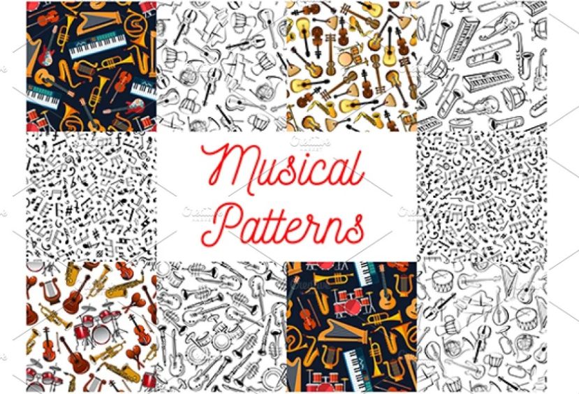 Creative Musical Patterns Set