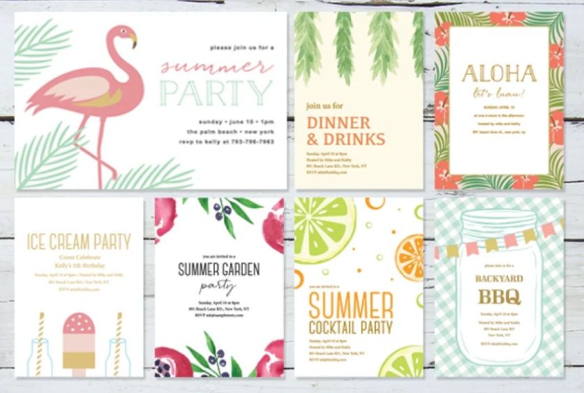 Summer Party Invitation Template