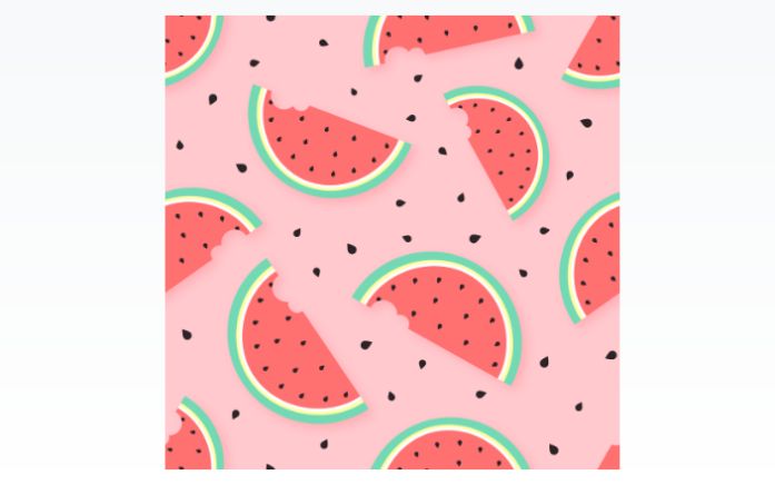 Creative Watermelon Pattern