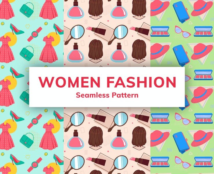 15+ FREE Fashion Patterns Design Vector Download