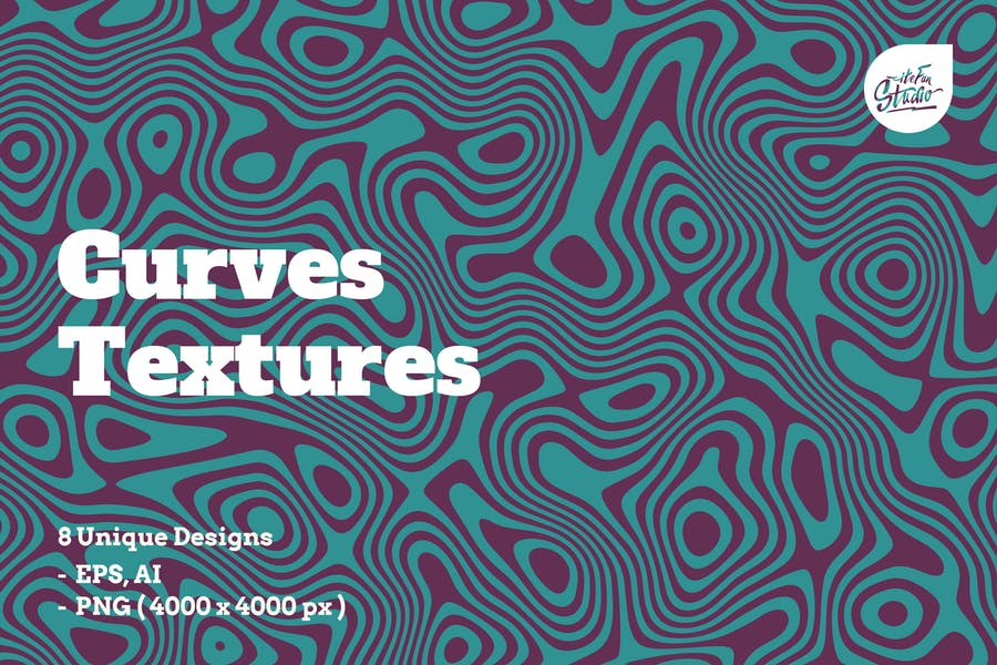 Creative curve Texture Designs