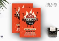 BBQ Invitation Template