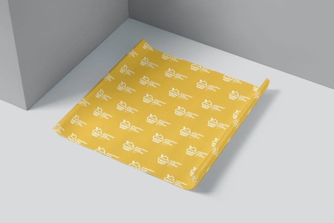 Sandwich Paper Mockup & Packaging Liner Mockup ( 15+ Free )