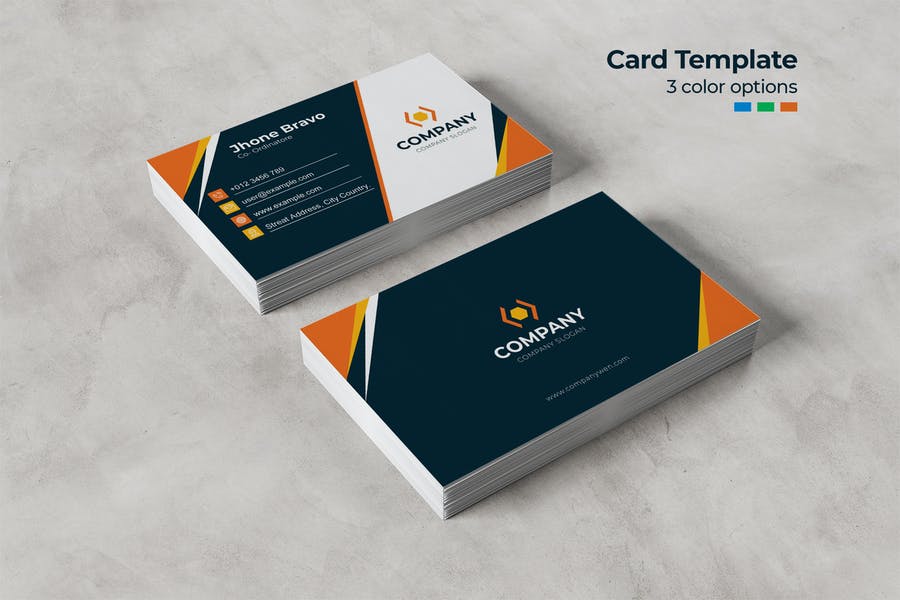 Editable Business Card Template