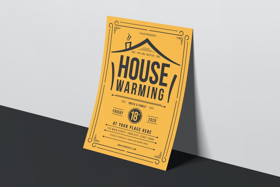 Editable House Warming Card