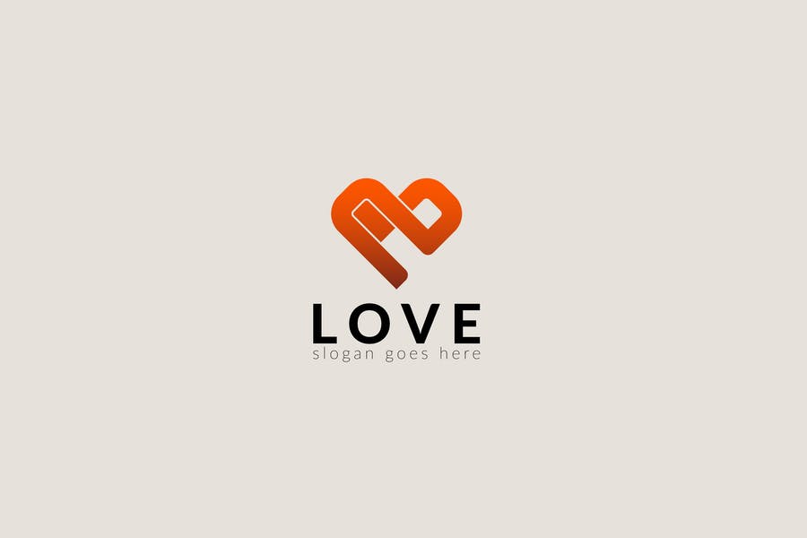 Editable Love Identity Design