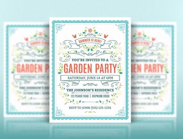 15+ FREE Garden Party Invitation Template Download