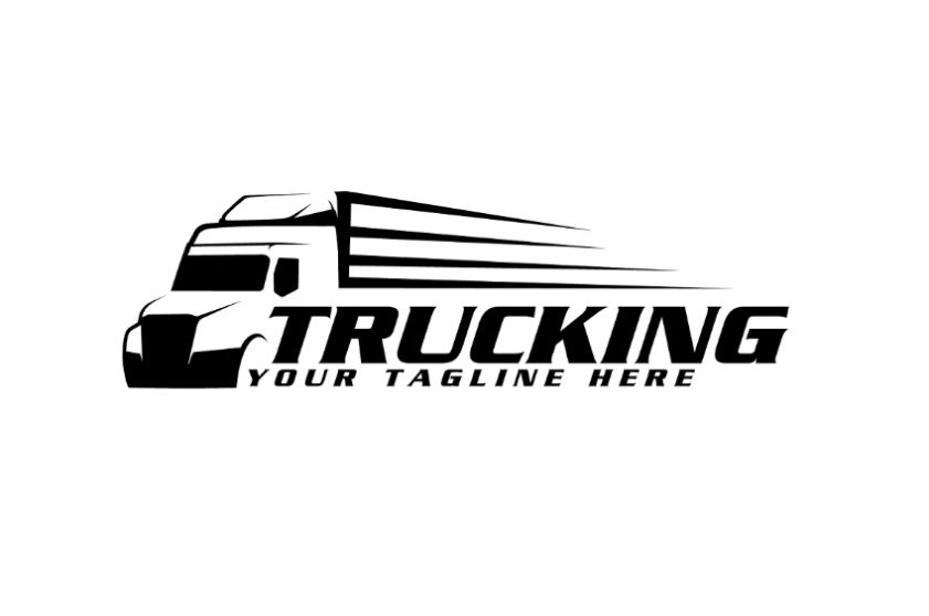 Editable Trucking Logo Template