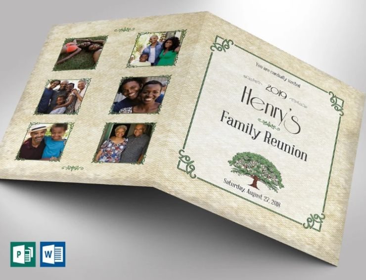 15+ FREE Family Reunion Card Template Download