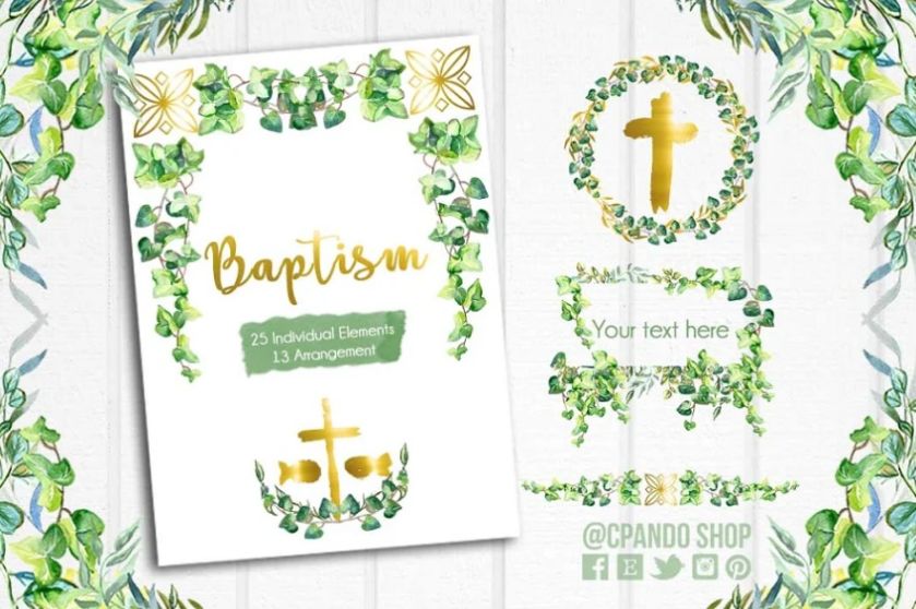 First Communion Card Template