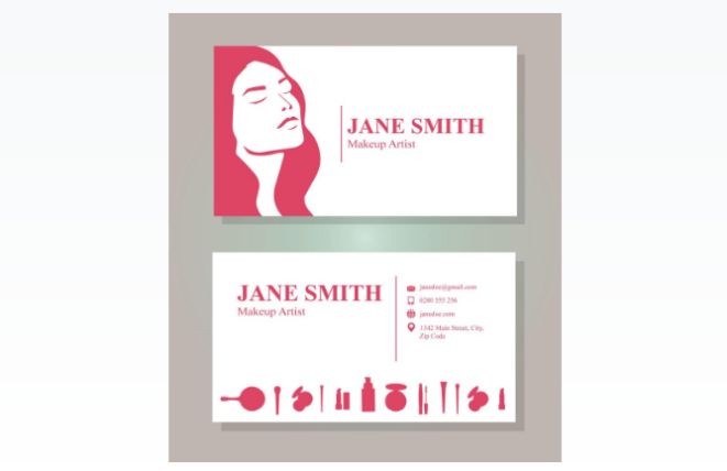 Free Artist Name Card Template