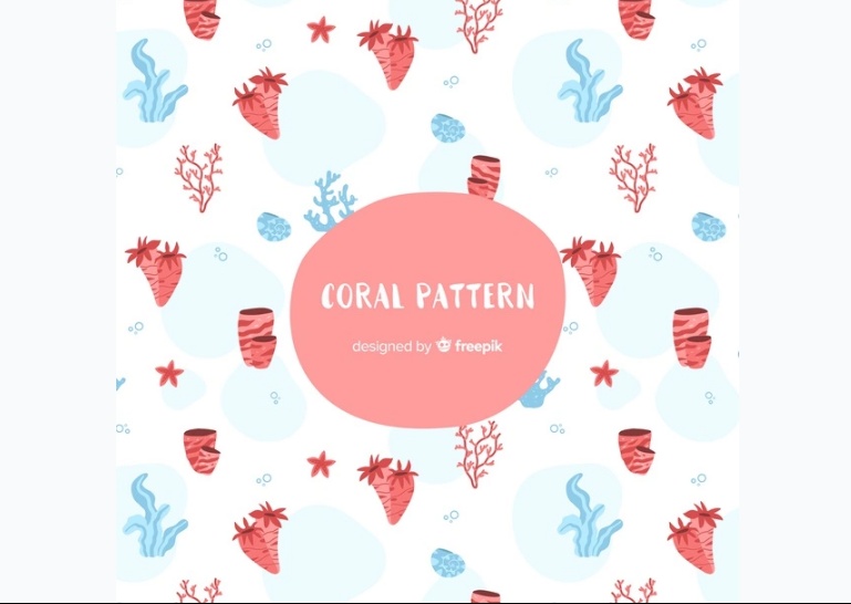 Free Coral Pattern Design