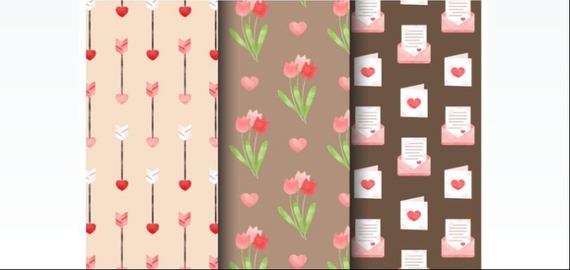 Free Cute Valentines Day Pattern
