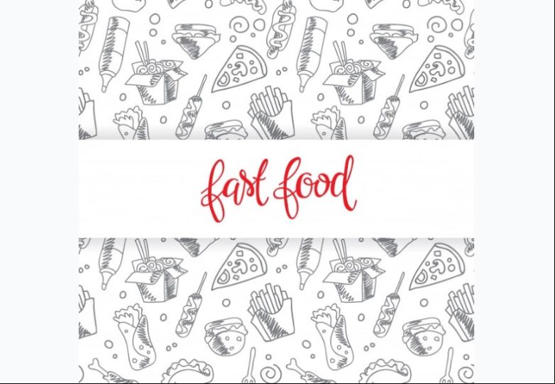 Free Fast Food Pattern Design