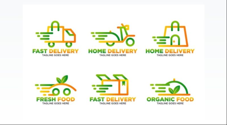 Free Food Delivery Logo