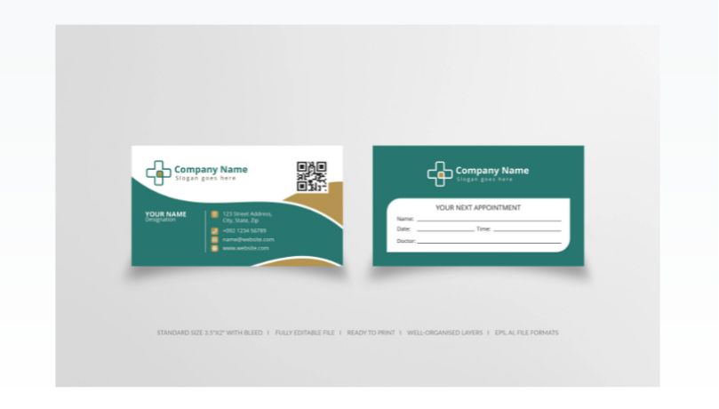 Free Green Business Card